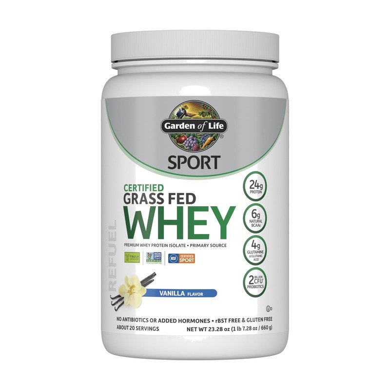 Garden of Life SPORT Certified Grass-Fed Whey