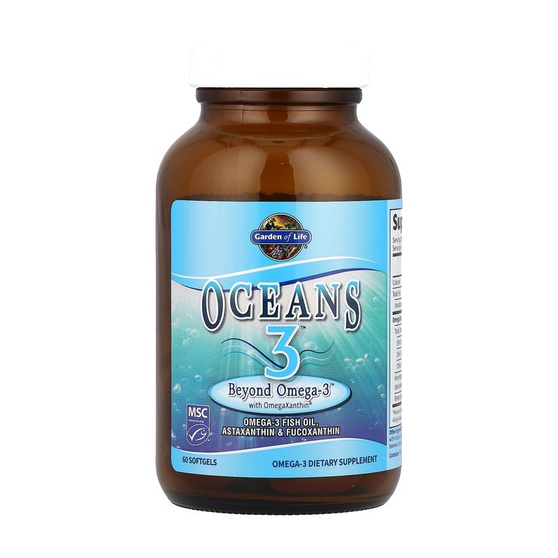 Garden of Life Oceans 3 Beyond Omega-3 with OmegaXanthin