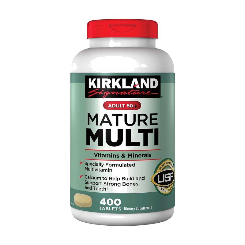 Kirkland Signature Adult 50+ Mature Multi Vitamins & Minerals Tablets