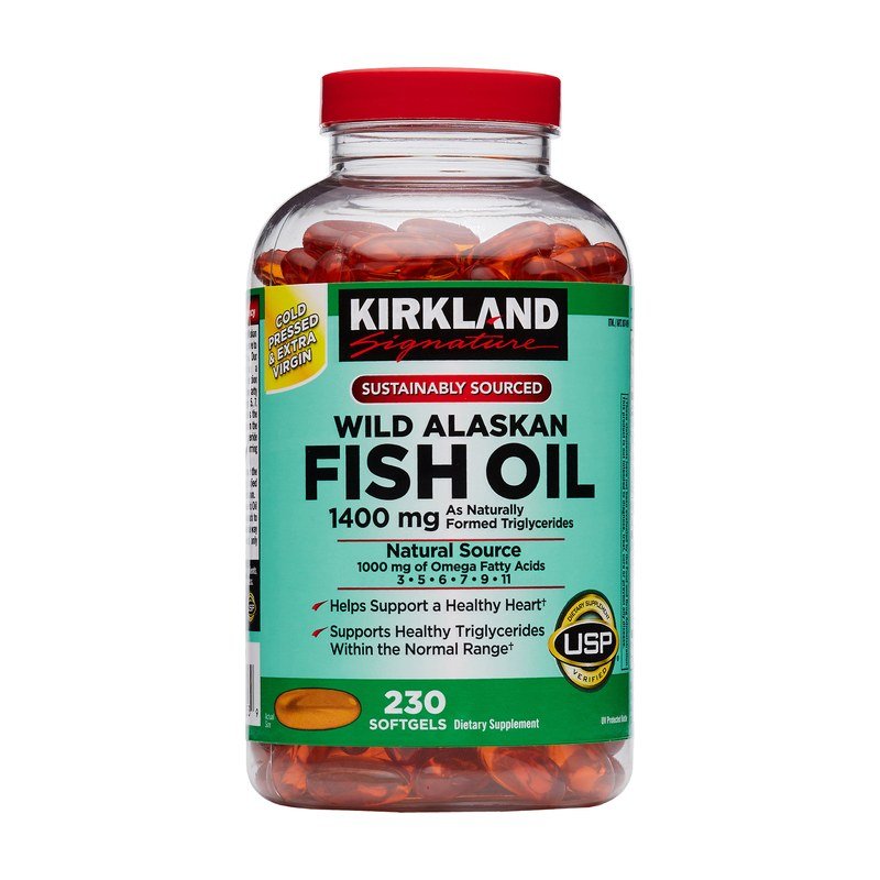 Kirkland Signature Wild Alaskan Fish Oil 1400mg