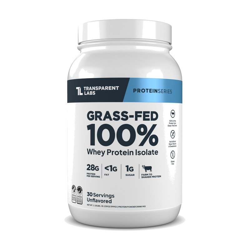 Transparent Labs 100% Grass-Fed Whey Protein Isolate