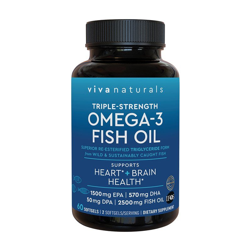 Viva Naturals Triple-Strength Omega-3 Fish Oil