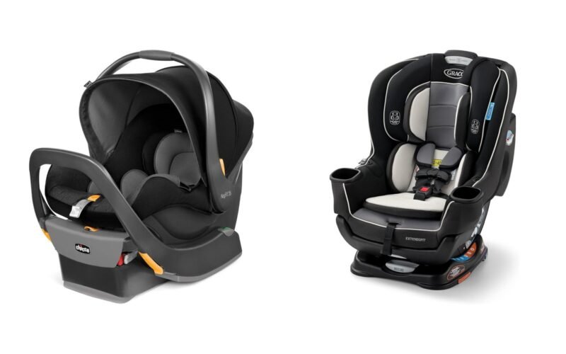 Chicco KeyFit 35 vs. Graco Extend2Fit: infant seat or convertible?