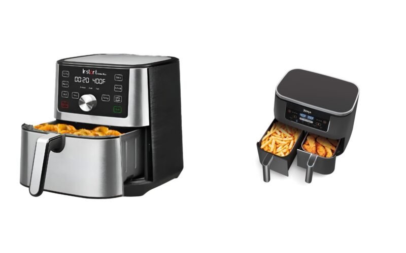 Ninja Foodi Dual Zone vs. Instant Vortex Plus: One Basket or Two?