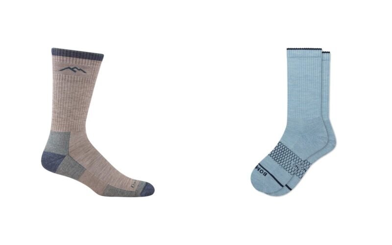 Darn Tough Hiker Boot Sock vs. Bombas Merino Wool Everyday Sock: which merino sock holds up
